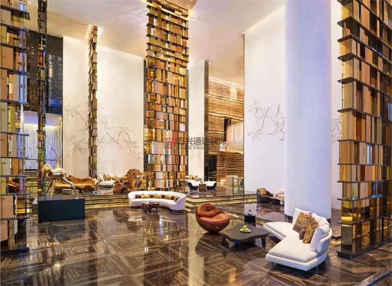 北京萬(wàn)興通達(dá)辦公裝修項(xiàng)目-廣州W酒店裝修案例效果圖