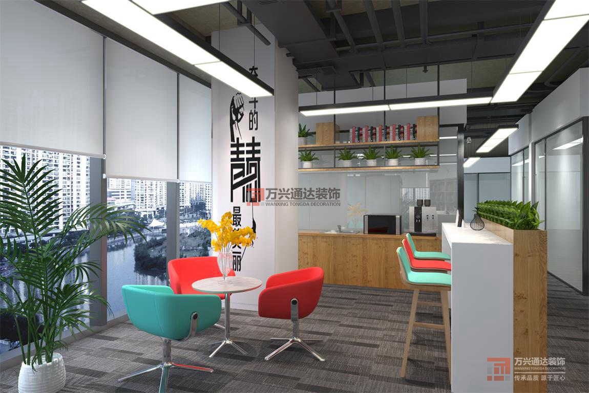 北京萬興通達(dá)辦公裝修項目-北京惠讀教育科技有限公司裝修效果圖
