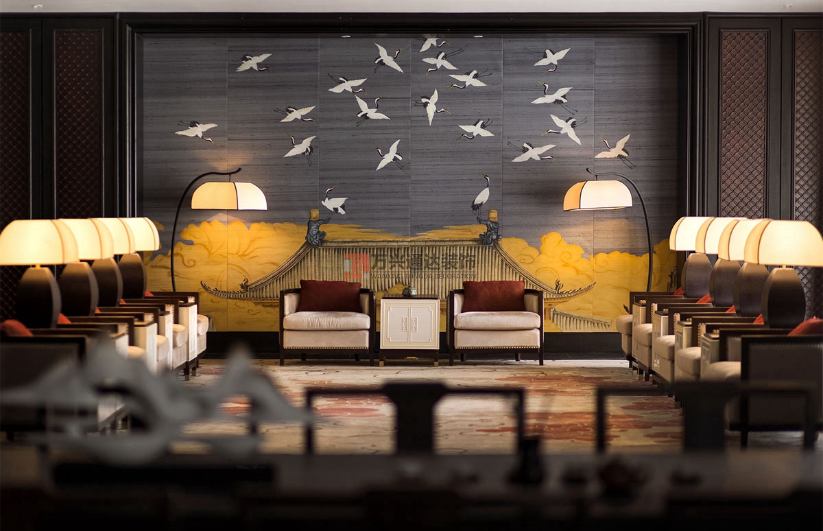 北京萬興通達(dá)辦公裝修項(xiàng)目-月影餐廳裝修效果圖