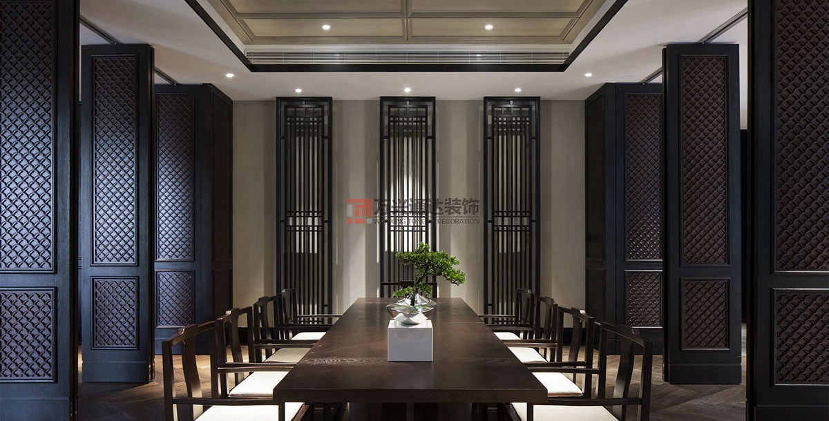 北京萬興通達(dá)辦公裝修項(xiàng)目-月影餐廳裝修效果圖