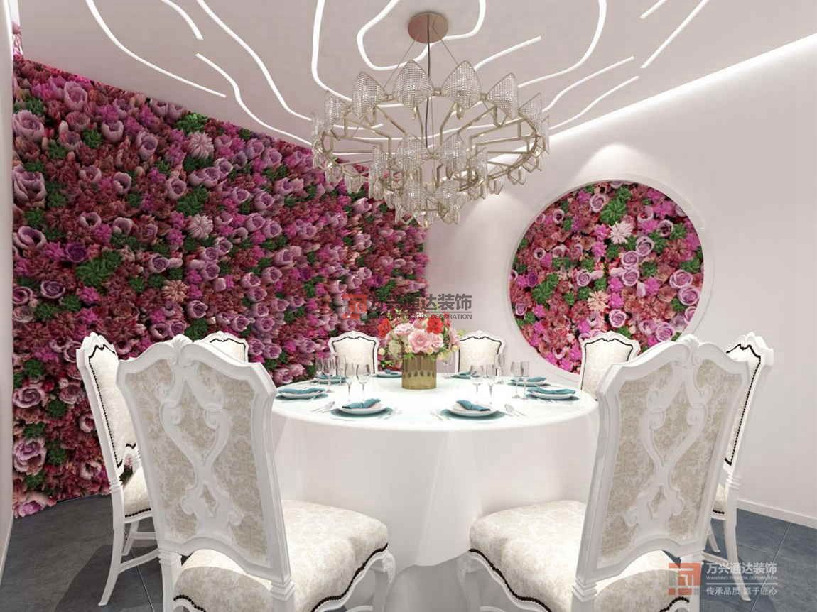 北京萬興通達(dá)辦公裝修項(xiàng)目-湘語謠餐廳裝修效果圖