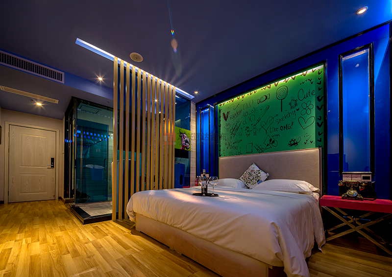 北京萬興通達辦公裝修項目-赫斯威爾主題酒店裝修案例效果圖