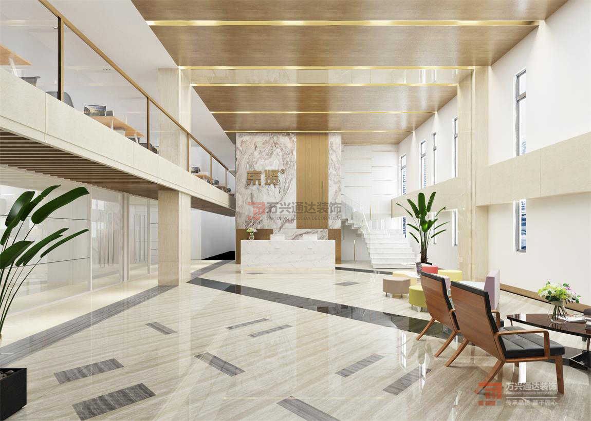 北京萬興通達辦公裝修項目-京茂香源裝修效果圖