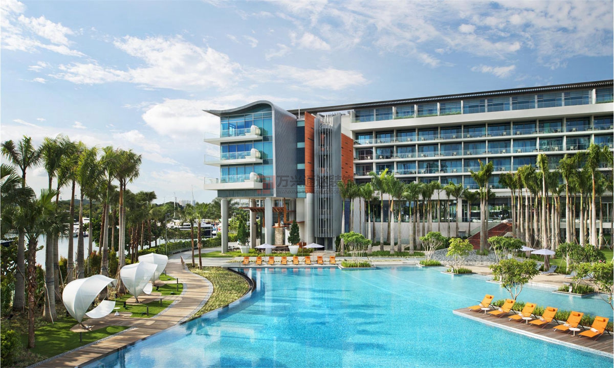 北京萬興通達辦公裝修項目-東四富潤酒店裝修效果圖