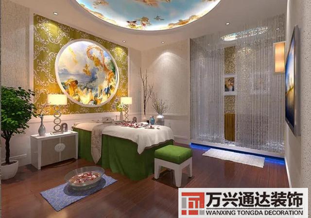 美容院裝飾美容院裝飾畫_萬(wàn)興辦公室裝修公司