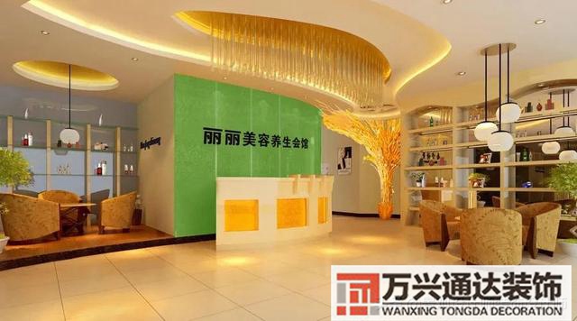 美容院裝飾美容院裝飾畫_萬(wàn)興辦公室裝修公司