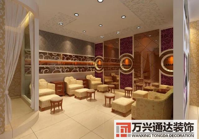 美容院裝飾美容院裝飾畫_萬(wàn)興辦公室裝修公司