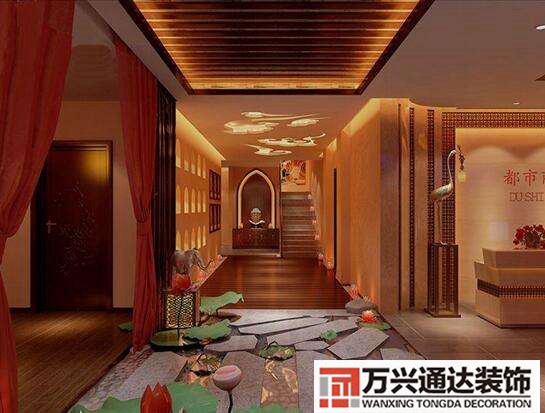 養(yǎng)生會館裝修養(yǎng)生館裝修風格大廳