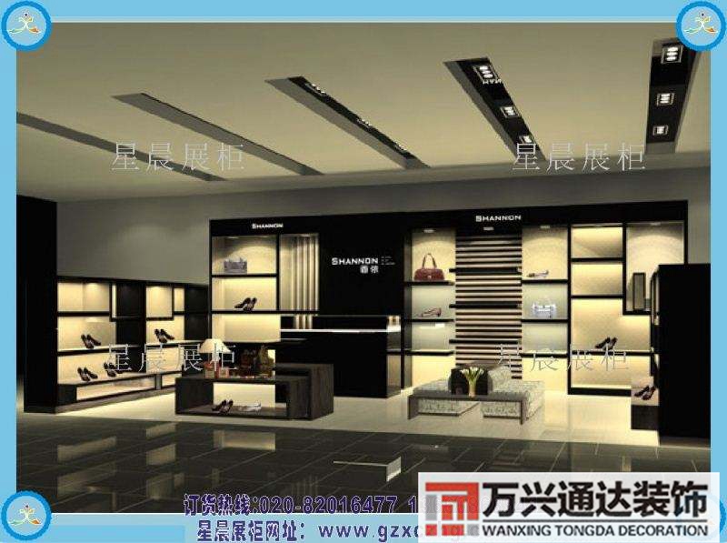 鞋店批發裝修鞋專賣店裝修效果圖