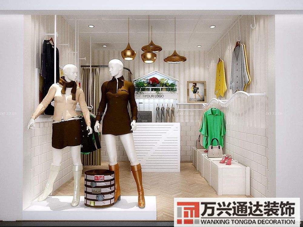 關于商場女裝連鎖店鋪設計裝修的信息