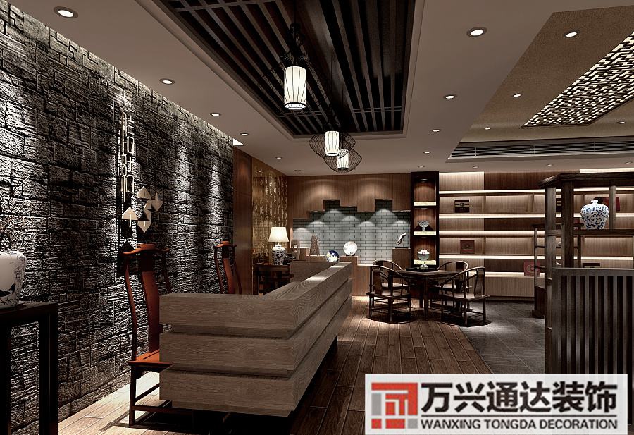 茶葉專賣店裝修茶葉專賣店裝修效果圖