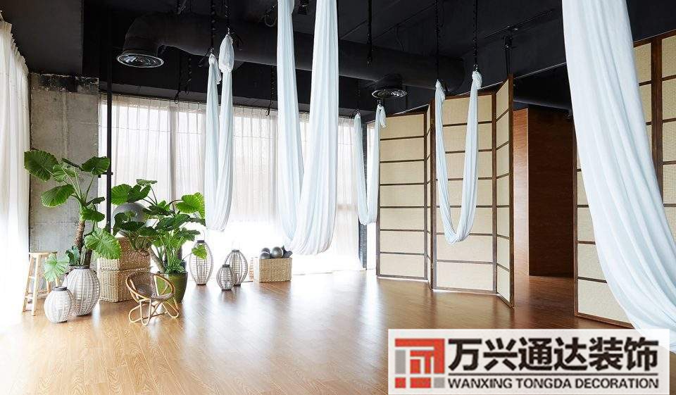 90平米瑜伽館裝修瑜伽館設計費多少一平方