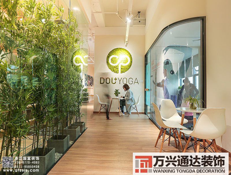 90平米瑜伽館裝修瑜伽館設計費多少一平方