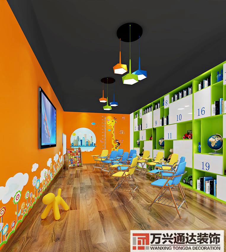 教育培訓班裝修效果圖培訓教育機構裝修效果圖