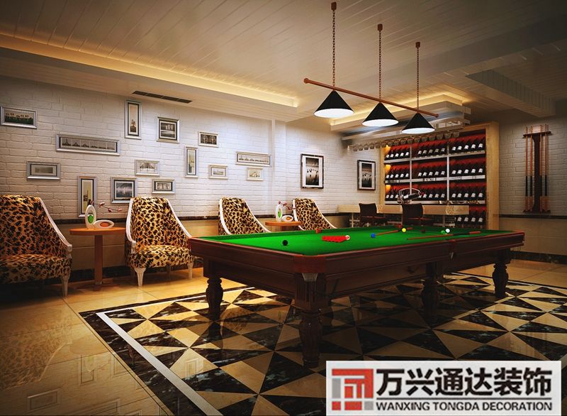 臺(tái)球室吧臺(tái)裝修風(fēng)格大全臺(tái)球廳吧臺(tái)吊頂裝修效果圖