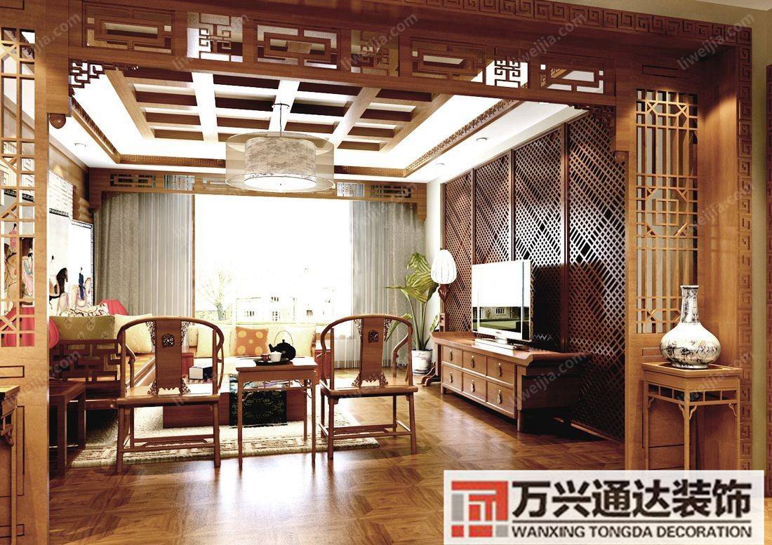 中式客廳裝修中式客廳裝修效果圖片大全 現代