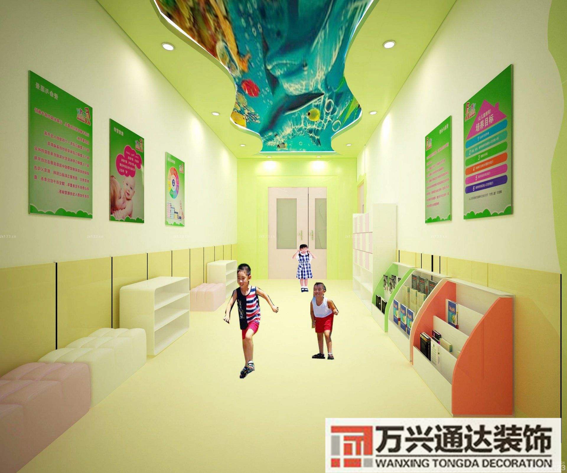 幼兒園裝修頂幼兒園房頂?shù)躏椦b飾